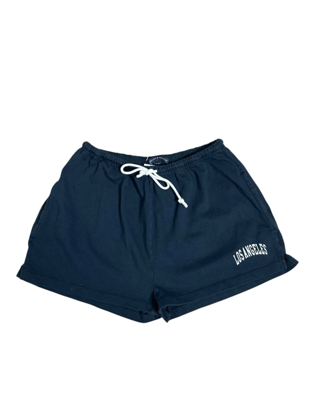 Brandy Melville Los Angeles Navy Women's Lounge Casual Shorts with Drawstring - Picture 3 of 7